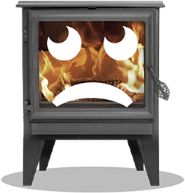Older style wood burner